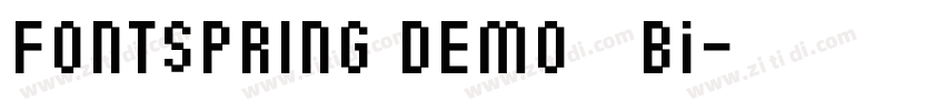 FONTSPRING DEMO   Bi字体转换